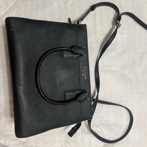 KATE SPADE black medium satchel bag